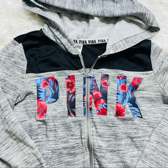 Victoria’s Secret PINK Hawaiian Print hoodie - Picture 2 of 7